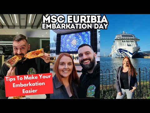 MSC Euribia Embarkation Day - The *NEWEST* MSC Ship