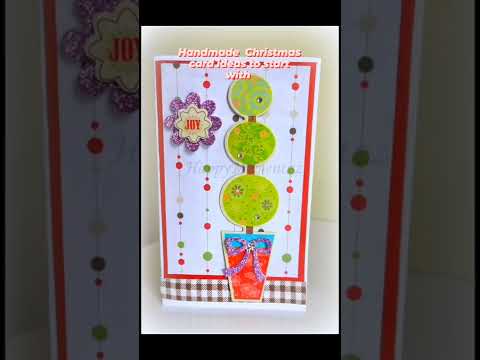 Handmade Christmas card ideas to start with .