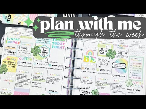 🖊️ PLAN WITH ME | st. patrick's day week