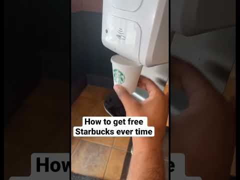 Free Starbucks life hack #lifehacks #reaction #satisfying