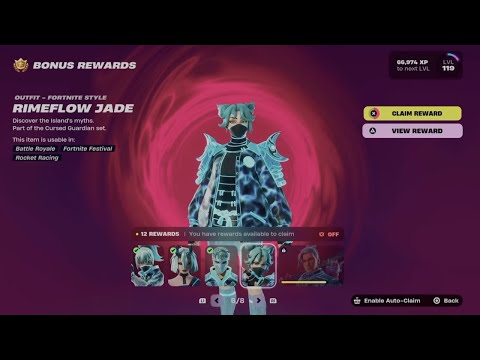 How to Unlock Rimeflow Jade in Fortnite | Battle Pass Bonus Rewards Page 6