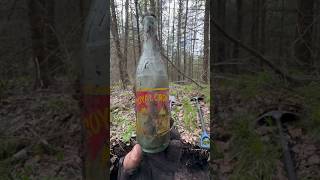 UNBELIEVABLE! Digging Up Antique Soda Bottle - You Won't Believe! #shorts #bottledigging #fypシ #fyp