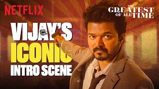 Thalapathy Vijay’s EPIC Train Fight As CAPTAIN VIJAYKANTH! 🤯🔥| The GOAT | Netflix India