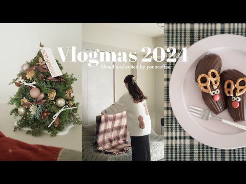 VLOGMAS 2024 | Christmas decorating with ZARA HOME🐿️🎀 | Making the reindeer Madeleine