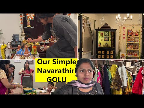 நம்ம🙏வீட்டு  Navaratri GOLU in USA~ Working mom Evening pooja Vlog~ Day in my life ~ Family Traveler