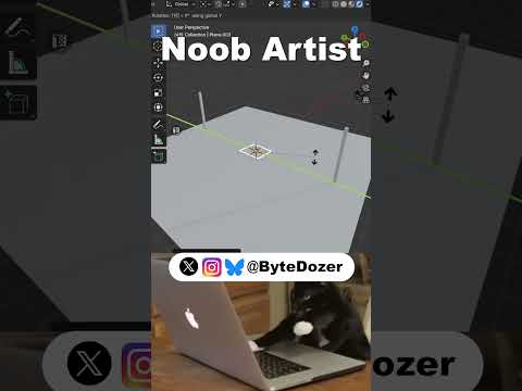 Noob vs Pro artist:Net#clothsimulation #blendertutorial #blender #blendercommunity #blender3d #b3d