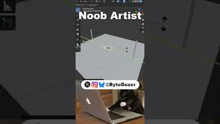 Noob vs Pro artist:Net#clothsimulation #blendertutorial #blender #blendercommunity #blender3d #b3d