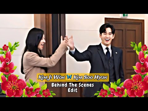 Kim Soo Hyun 🦋 Kim Ji Won || Queen Of Tears || Behind The Scenes Edit #kdrama || Billo Rani 🌟