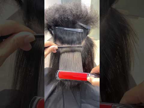 Hair keratin treatment #music #remix #bass #bassboosted #beats #youtubeshorts #barber #stylet