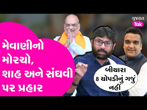 Jignesh Mevani નો અમિત શાહ સામે મોરચો, હર્ષ સંઘવી વિશે શું કહ્યું ? #jigneshmevani #harshsanghvi