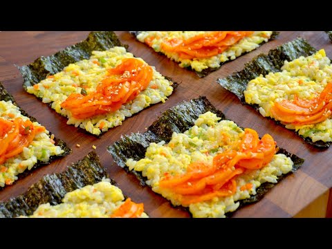 How to make kimbap with melon instead of pickled radish! Healthy and really delicious!👍👍