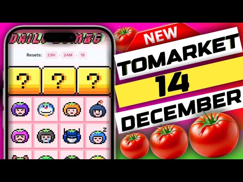 tomarket daily combo today 14 december | 2 market dalhi combo today | secret combotoday #tomarket