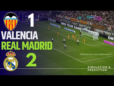 VALENCIA 1-2 REAL MADRID • Highlights • La Liga 2025 | Simulation/Recreation