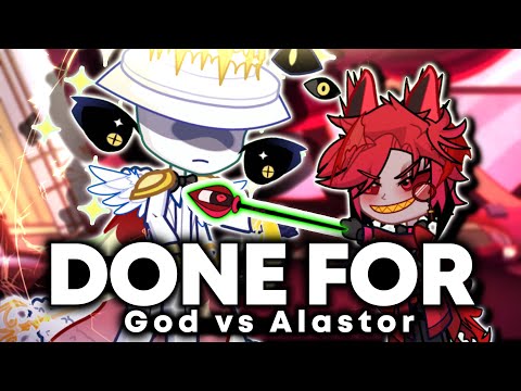 Done For God Vs Alastor By @JayHerrans ​⁠​⁠ || Hazbin Hotel Gacha Animation ||