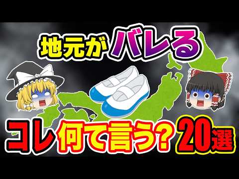 もしかして○○県出身ですよね？コレの言い方で地元がバレちゃうもの20選【ゆっくり解説】