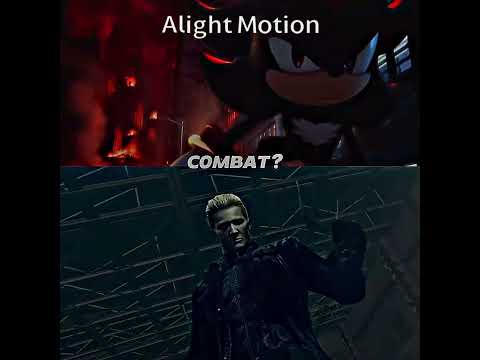 Shadow the Hedgehog vs Albert Wesker #sonic #residentevil4 #albertwesker #shadowthehedgehog