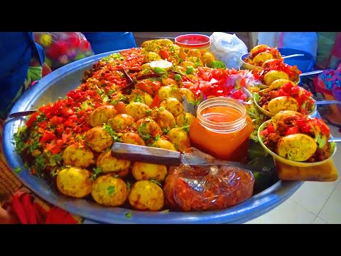 Colorful Chana Masala Chaat Recipe | Bangladeshi Street Food