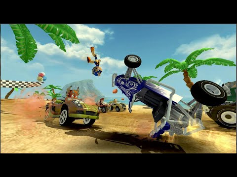 Easy Street Domination! Beach Buggy Racing Level 1 Gameplay | Racing Games | Car Games