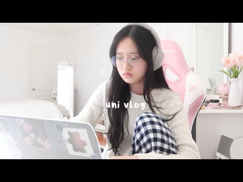 uni student life vlog: what i eat, everyday makeup routine, daily school life, baking & more