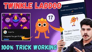 Google Pay Twinkle Laddoo Trick 100% Working! How To Collect Twinkle Laddoo ! Google Pay Diwali 2024