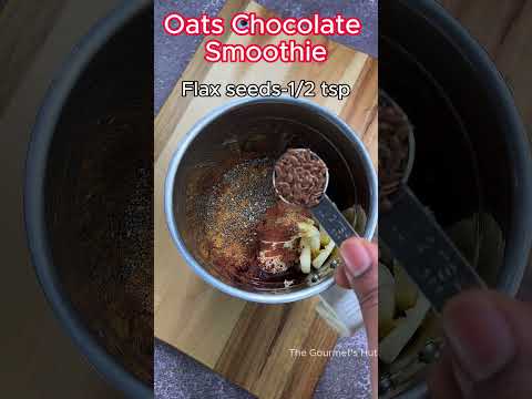 Oats Chocolate smoothie#healthyrecipe