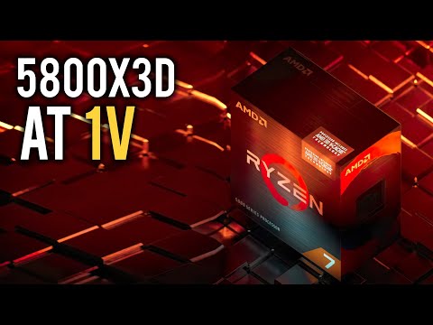 AMD 5800X3D Runs PERFECT at 1-Volt!!!