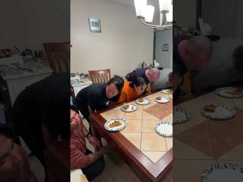 Pie eating contest!! We all know who DIDNT win…