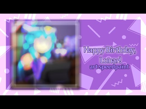 Happy Birthday, Lunar! | krew art speedpaint