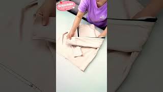 Clothes folding tips 10 #fashion #clothfolding #foldinghacks #homehacks #diy