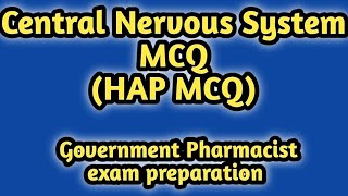 human anatomy and physiology mcq#cnsmcq#governmentpharmacistexampreparation