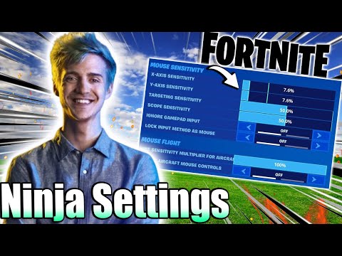 Ninja Fortnite Settings 2024 | Ninja Sensitivity