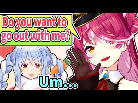 Does Pekora Want to Go Out With Marine ? [ENG SUB] Hololive