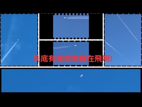 🫨大稻埕碼頭的天空到底有幾架飛機同時在飛啊🫨！