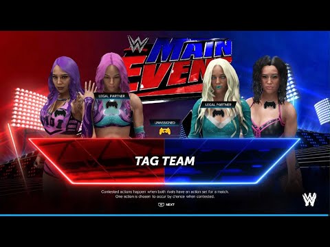 WWE 2K24: AWA main Event: The suicide blondes vs Team Bestie