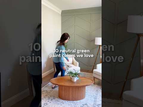 Our 10 favorite neutral green paint colors #paintcolors #wallcolorideas #greeninterior #paintideas