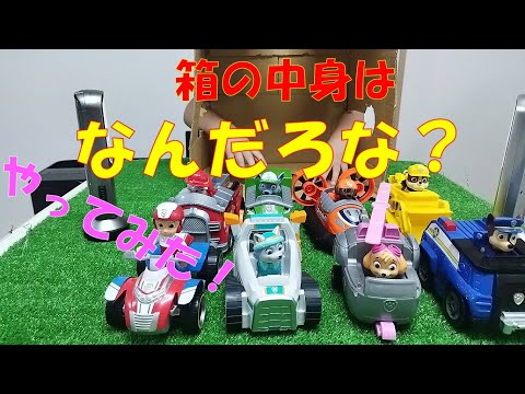 #61パウパトロール当て！箱の中身はなんだろな？