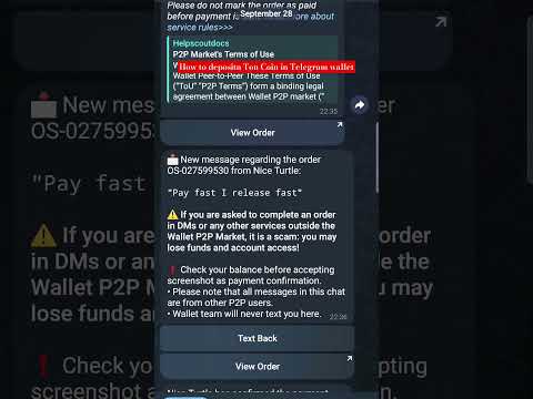 How to Deposit Ton Coin in Telegram wallet #toncoin #shorts