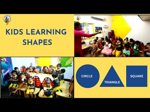 Kids learning shapes | Classroom learning | pencildz