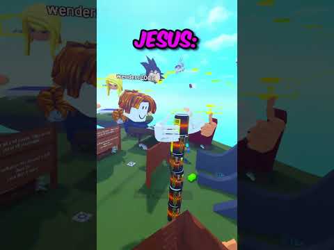 How Devil vs Jesus Play In ROBLOX VR #shorts #roblox