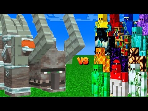 MUTANT RAVAGER vs 120 GOLEMS - EPIC MINECRAFT BATTLE