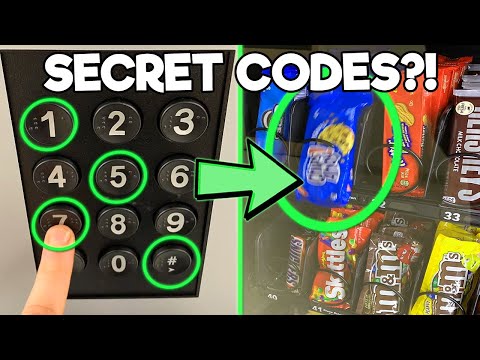 Do Vending Machine SECRET CODES Really Work?! #Shorts