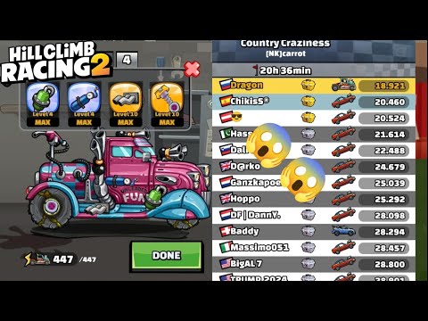 Using 300 IQ to break the community showcase!😱😱Hill Climb?Racing 2