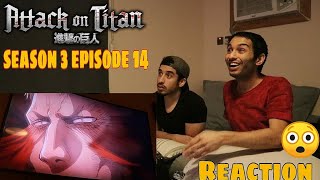 Attack on titan season 3  reaction ep 14 تفاعل مباشر لانمي هجوم العمالقه الموسم الثالث الحلقة ١٤