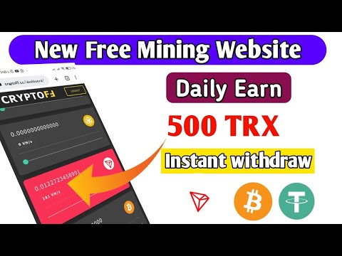 New free Crypto Mining website 2022 | New free earning website | Earn money online | Trx Btc mining