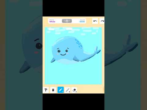 Drawing Whale in Roblox 🐳 #roblox #drawingroblox #robloxdrawing