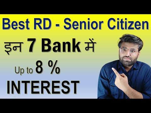 Top 7 Banks Offering Up To 8% Interest on RD | Best Investment For Senior Citizen | Banking Baba