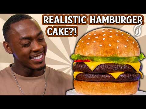 Making a Hamburger Cake!