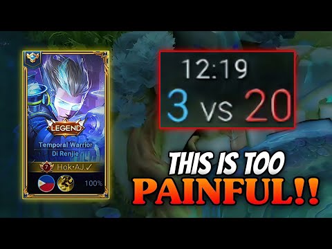 WHAT YOU SHOULD DO WHEN YOUR TEAM IS FEEDING!!? | DI RENJIE GAMEPLAY - HONORBOF KINGS