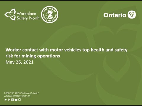 Webinar: Worker contact with motor vehicles top health and safety risk for mining operations