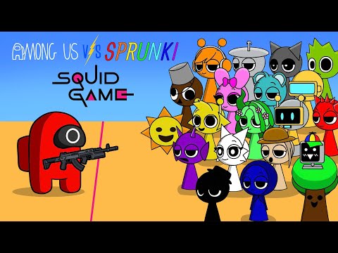 어몽어스 | Mini Crewmate Kills Sprunki Characters | Among Us Animation